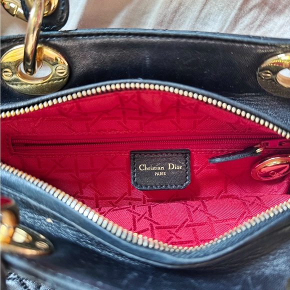 RARE Vintage Dior Lady Dior Bag Medium Cannage - Picture 10 of 13